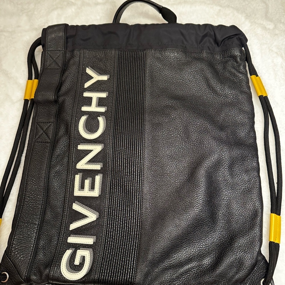 Givenchy Black Drawstring Bag-unisex - Picture 1 of 12